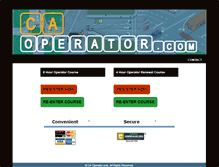 Tablet Screenshot of caoperator.com